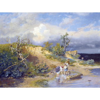 РЕПРОДУКЦИИ НА КАРТИНИ  Край брега на реката (1879)